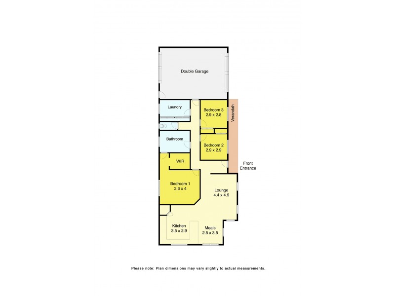 5 Queen St, Carisbrook VIC 3464 Floorplan