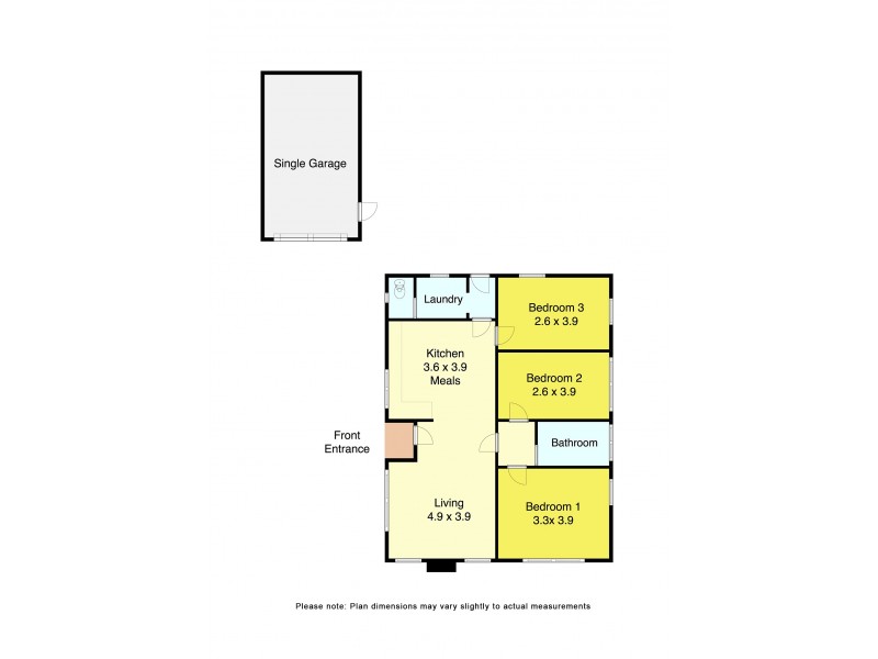 5 Violet Grove, Wendouree VIC 3355 Floorplan