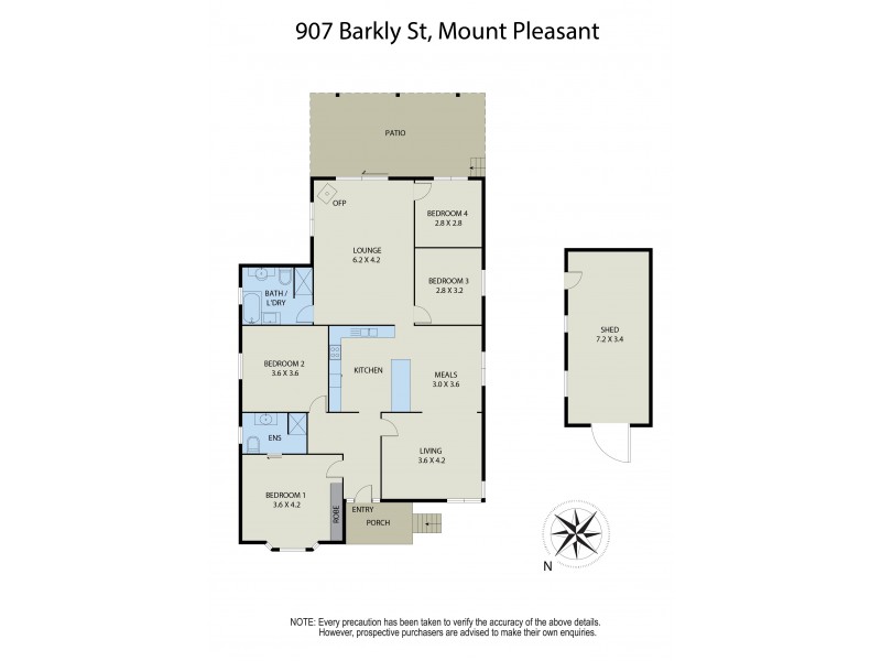 907 Barkly Street, Mount Pleasant VIC 3350 Floorplan