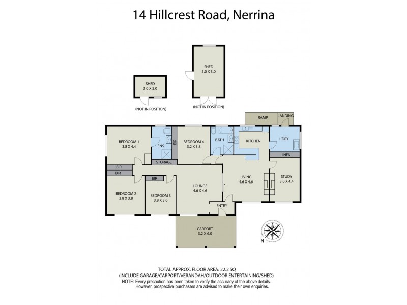 14 Hillcrest Road, Nerrina VIC 3350 Floorplan