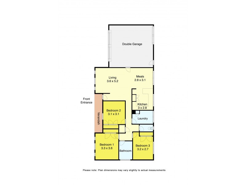 2a Dallas Avenue, Mount Clear VIC 3350 Floorplan
