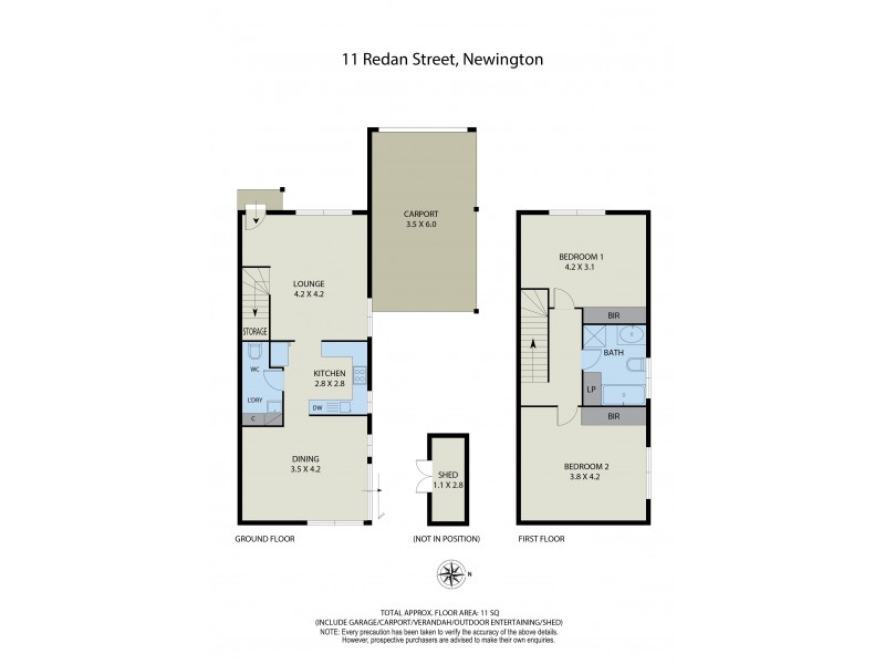 11 Redan Street, Newington VIC 3350 Floorplan