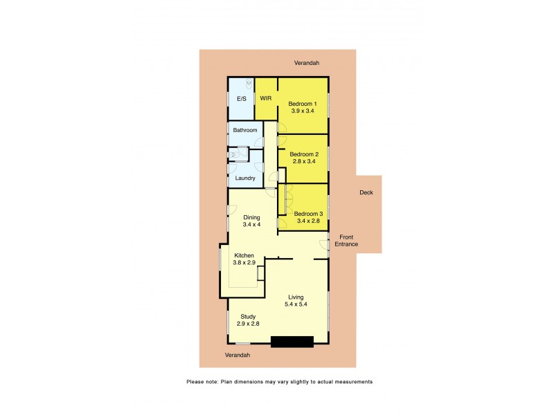 140 Argyle Rd, Happy Valley VIC 3360 Floorplan