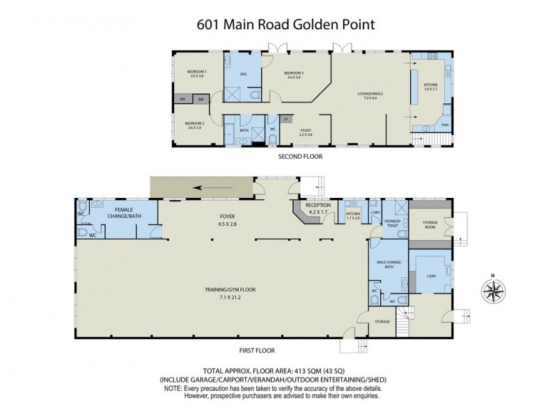 601 Main Road, Golden Point VIC 3350 Floorplan