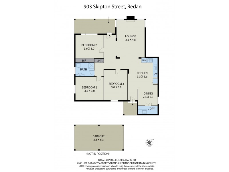 1/903 Skipton Street, Redan VIC 3350 Floorplan