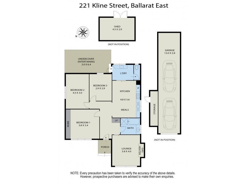 221 Kline Street, Ballarat East VIC 3350 Floorplan