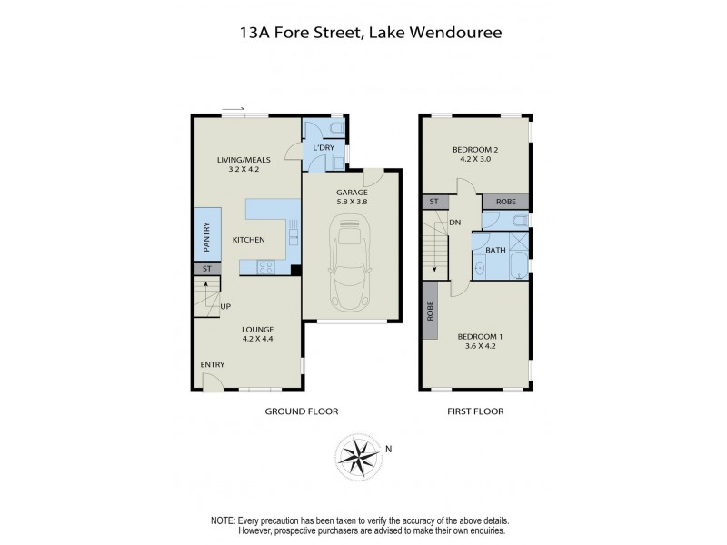 13a Fore Street, Lake Wendouree VIC 3350 Floorplan