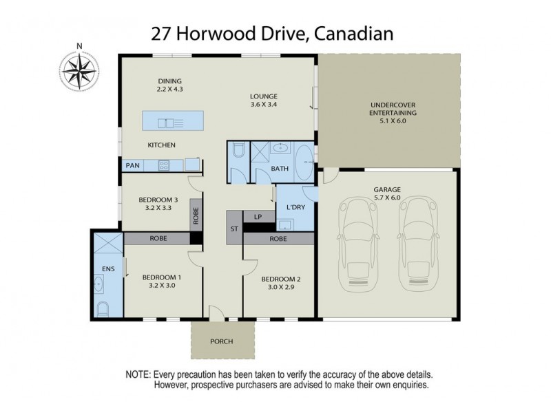 27 Horwood Drive, Canadian VIC 3350 Floorplan