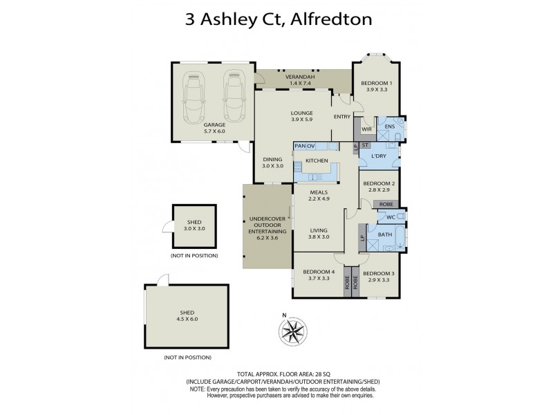 3 Ashley Court, Alfredton VIC 3350 Floorplan