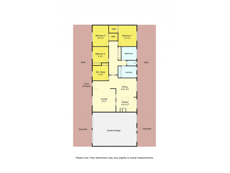 Dereel VIC 3352 Floorplan