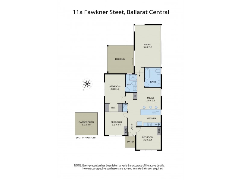 11A Fawkner Street, Ballarat Central VIC 3350 Floorplan