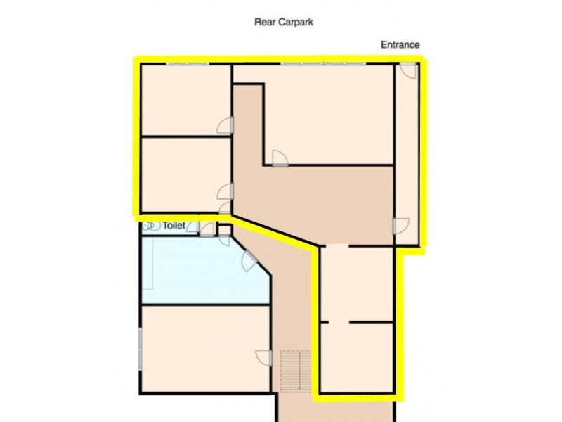 Rear 5 Doveton Street North, Ballarat Central VIC 3350 Floorplan