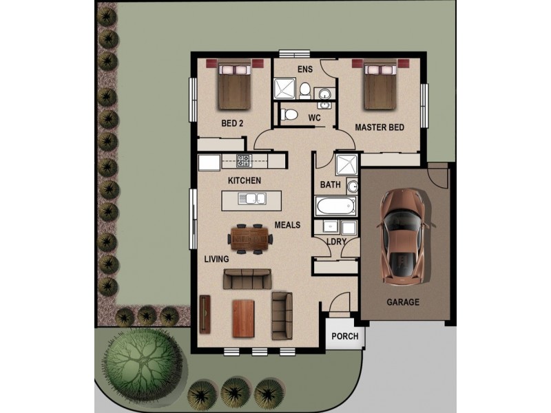 3/8 Thompson Street, Brown Hill VIC 3350 Floorplan