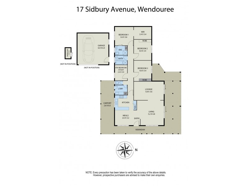 17 Sidbury Avenue, Wendouree VIC 3355 Floorplan