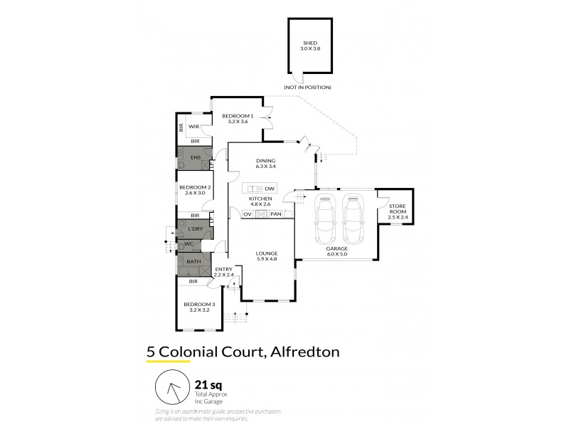 5 Colonial Court, Alfredton VIC 3350 Floorplan