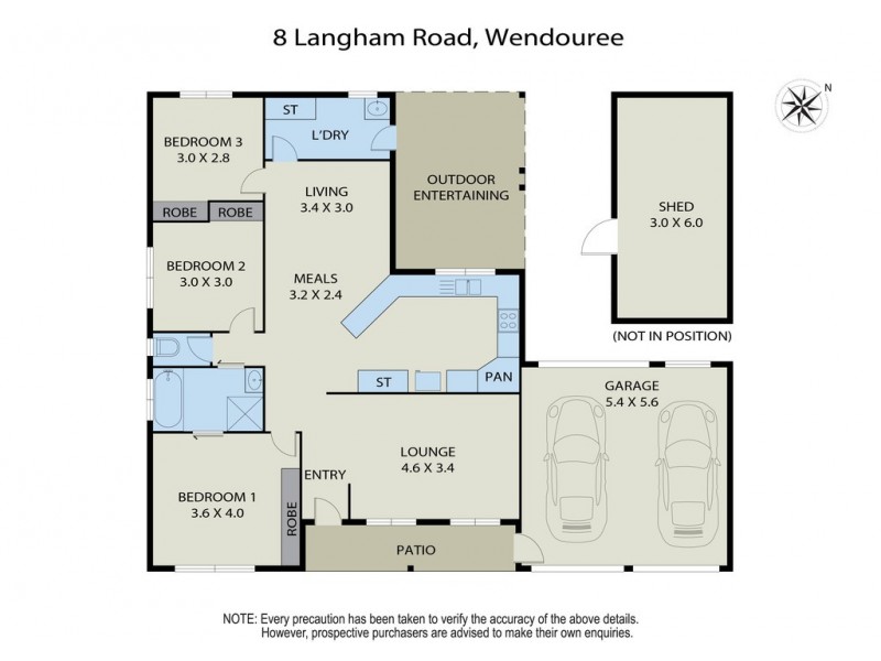 8 Langham Road, Wendouree VIC 3355 Floorplan