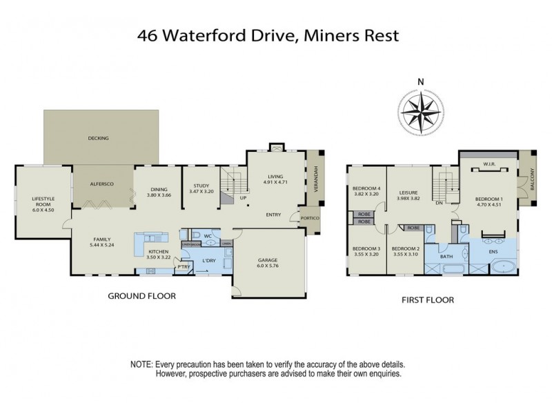 46 Waterford Drive, Miners Rest VIC 3352 Floorplan