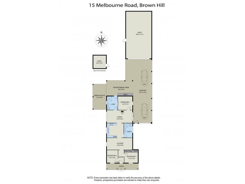 15 Melbourne Road, Brown Hill VIC 3350 Floorplan