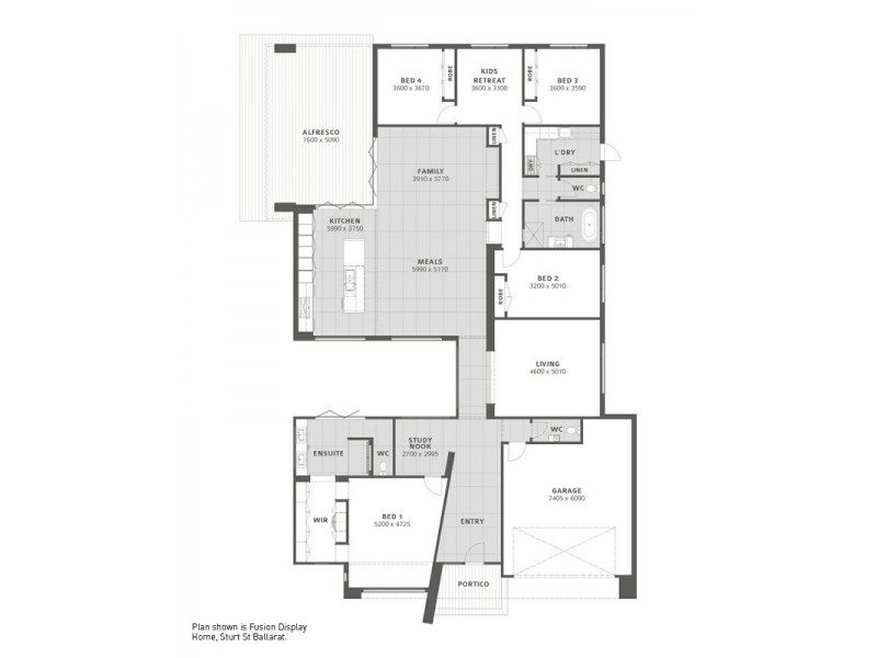 1790 Sturt Street, Alfredton VIC 3350 Floorplan