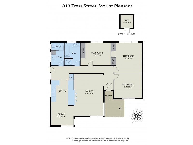 813 Tress Street, Mount Pleasant VIC 3350 Floorplan