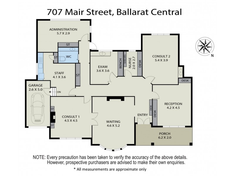 707 Mair St, Ballarat Central VIC 3350 Floorplan