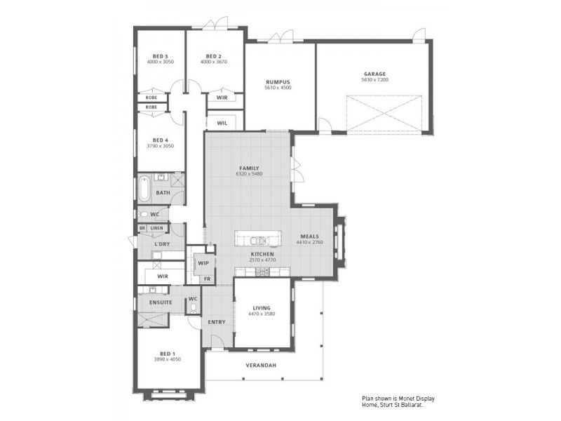 1788 Sturt Street, Alfredton VIC 3350 Floorplan