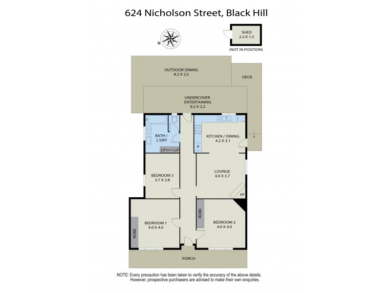 624 Nicholson Street, Black Hill VIC 3350 Floorplan