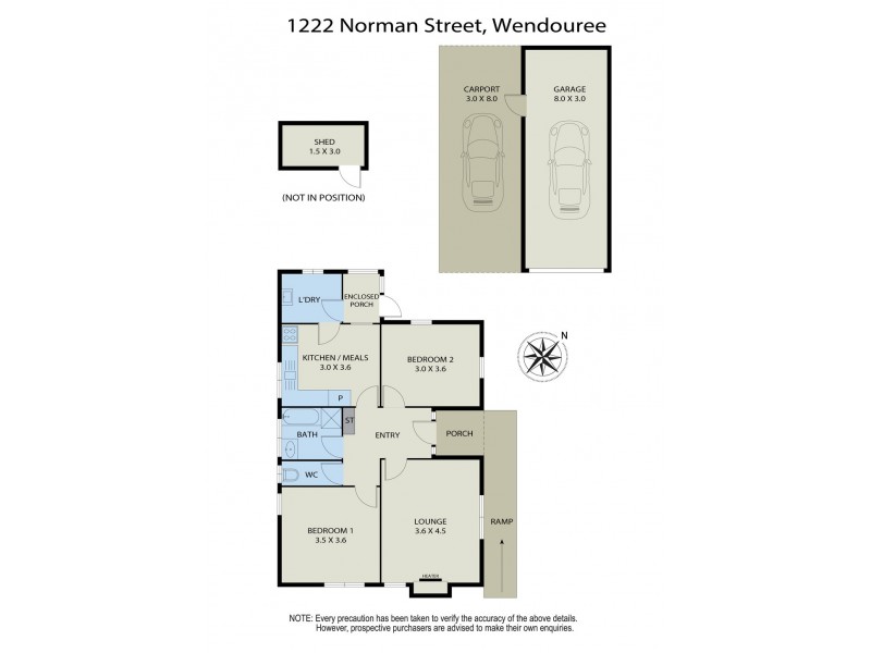 1222 Norman Street, Wendouree VIC 3355 Floorplan