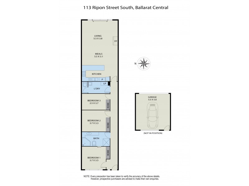 113 Ripon Street South, Ballarat Central VIC 3350 Floorplan
