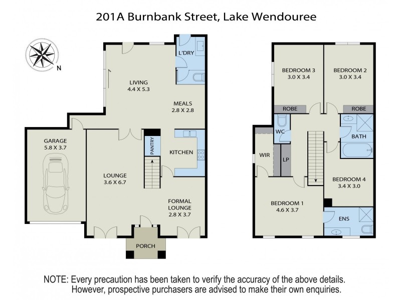 201a Burnbank Street, Lake Wendouree VIC 3350 Floorplan