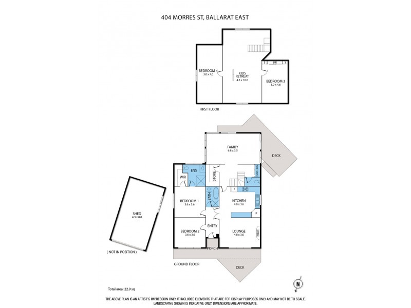 404 Morres Street, Ballarat East VIC 3350 Floorplan