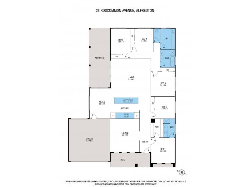 28 Roscommon Avenue, Alfredton VIC 3350 Floorplan