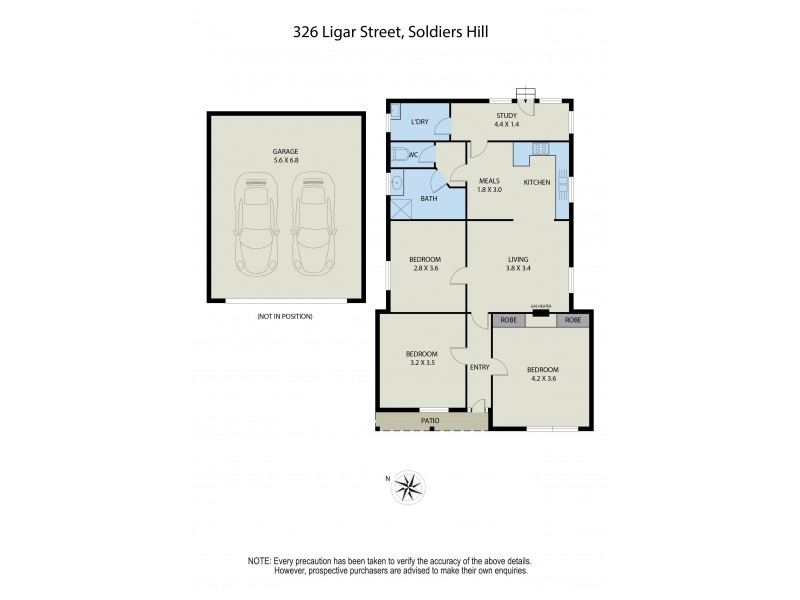 326 Ligar Street, Soldiers Hill VIC 3350 Floorplan