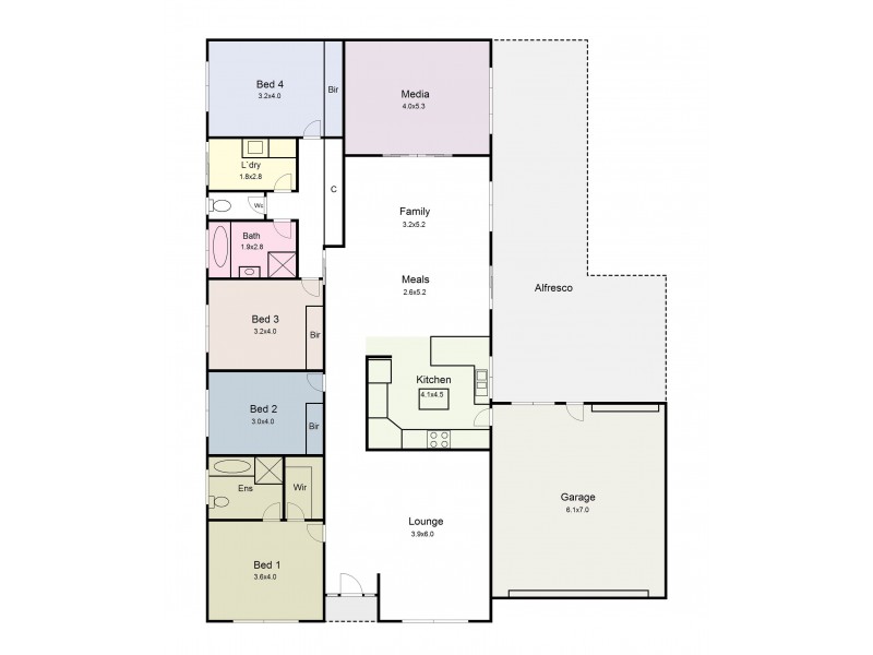 23 King George Way, Mitchell Park VIC 3352 Floorplan
