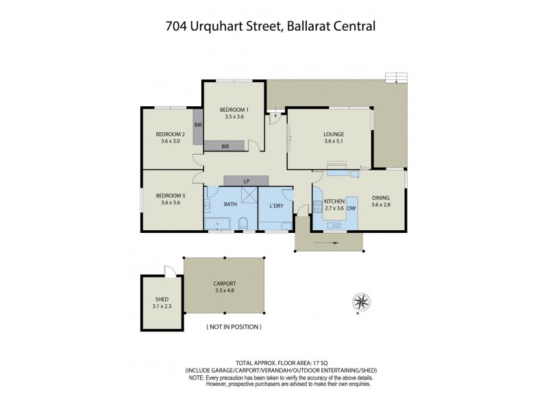 704 Urquhart Street, Ballarat Central VIC 3350 Floorplan
