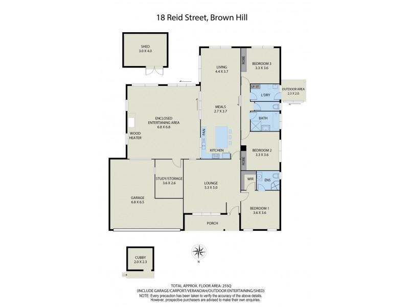 18 Reid Street, Brown Hill VIC 3350 Floorplan