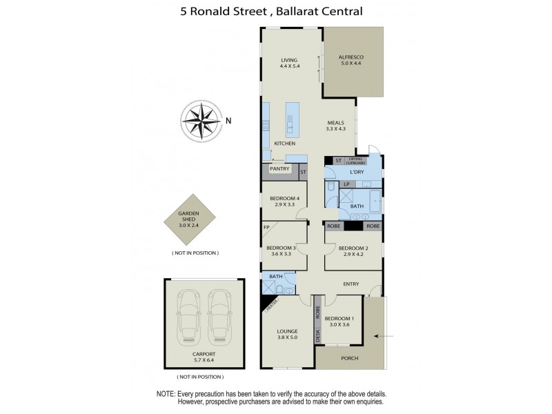 5 Ronald Street, Ballarat Central VIC 3350 Floorplan