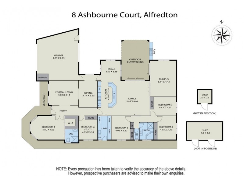 8 Ashbourne Court, Alfredton VIC 3350 Floorplan