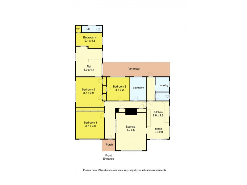 2 Pauls Crescent, Wendouree VIC 3355 Floorplan