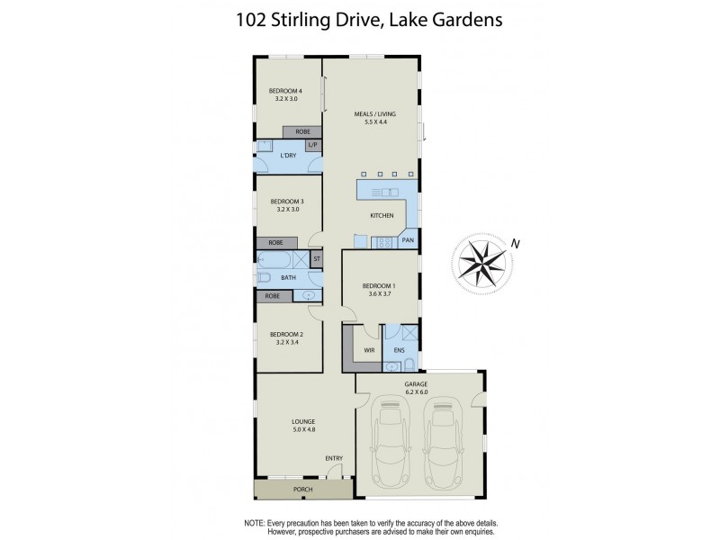 102 Stirling Drive, Lake Gardens VIC 3355 Floorplan