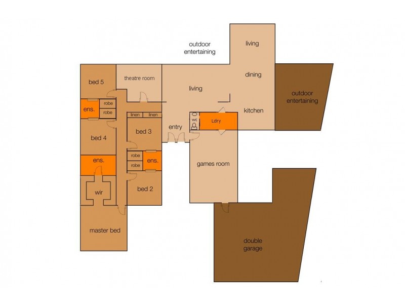 46 Faversham Avenue, Lake Gardens VIC 3355 Floorplan