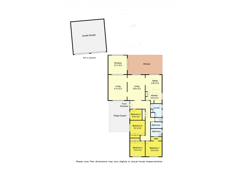 60 Browns Parade, Wendouree VIC 3355 Floorplan