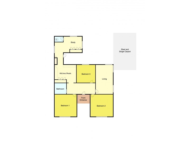 609 Tress Street, Golden Point VIC 3350 Floorplan