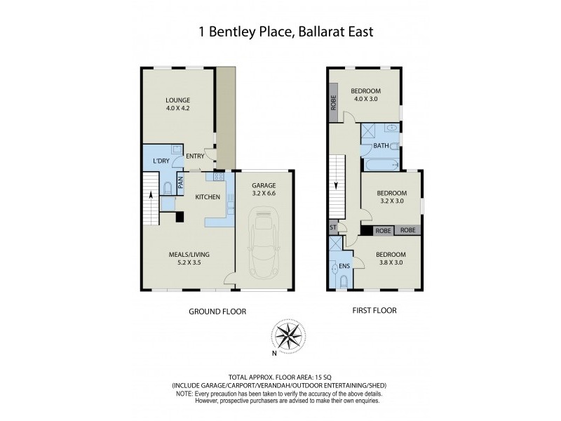 1 Bentley Place, Ballarat East VIC 3350 Floorplan