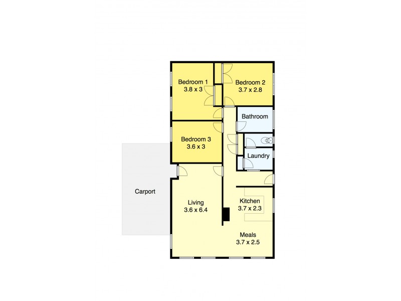 313 Vickers Street, Sebastopol VIC 3356 Floorplan