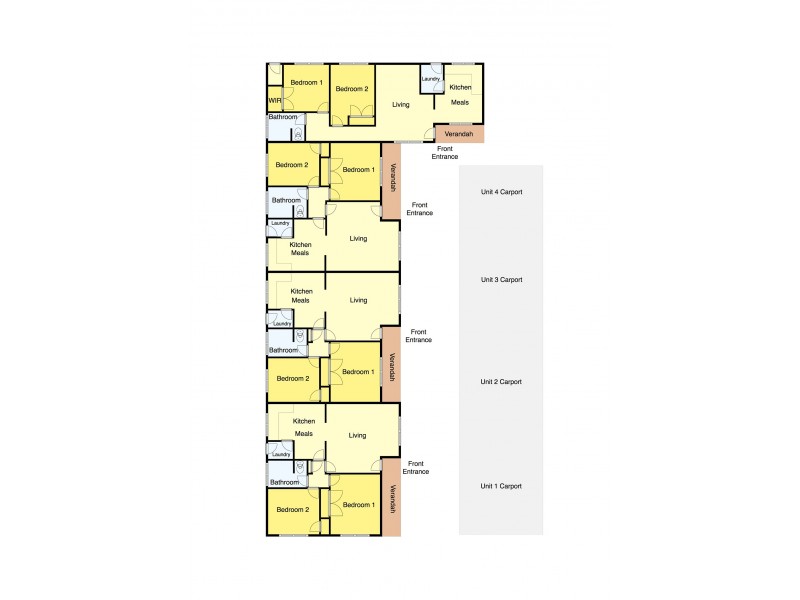 1-4/810 Humffray St Sth, Mount Pleasant VIC 3350 Floorplan