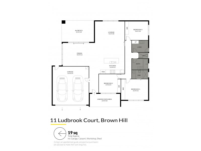 11 Ludbrook Court, Brown Hill VIC 3350 Floorplan