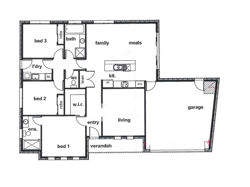 11a Tulip Crescent, Wendouree VIC 3355 Floorplan