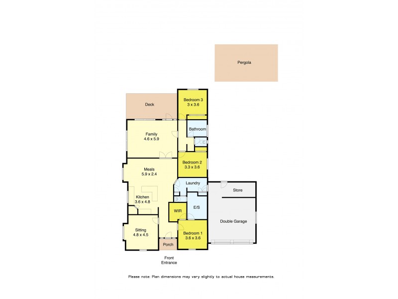 15 Port Fairy Road, Ararat VIC 3377 Floorplan