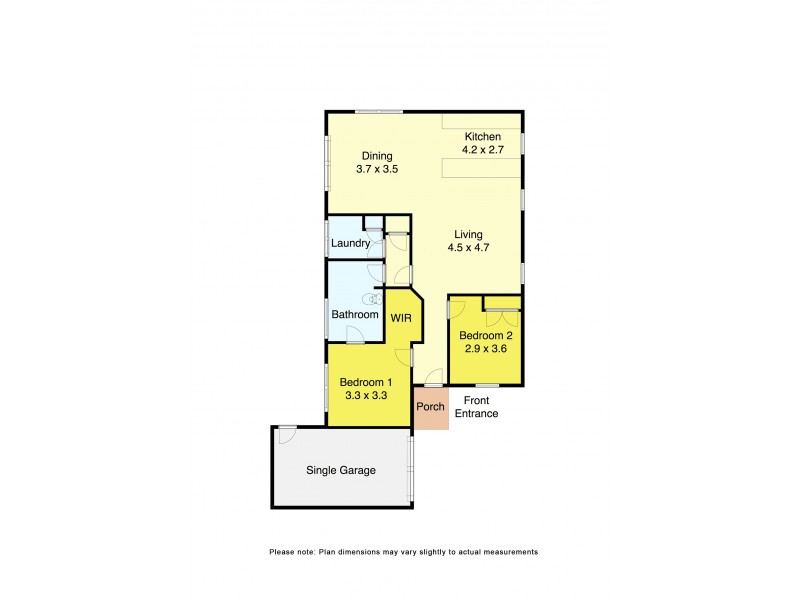2/113 Spencer Street, Sebastopol VIC 3356 Floorplan